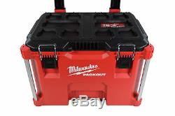 milwaukee tool stackable packout rolling box ip35 seal weather case