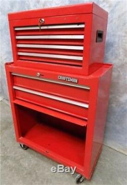 Sears Craftsman Toolbox Rolling 6 Drawer Chest Machinist Mechanic