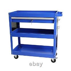 1-Drawer Rolling Tool Cart Tool Storage Cabinet with Wheels and Locking System