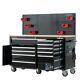 10 Drawers Rolling Black Tool Chest Rolling Tool Storage Cabinet With Wheels