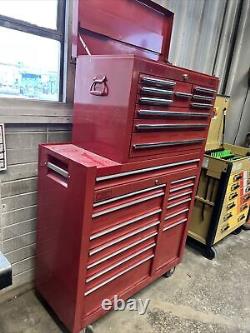 1984 Snap On Tool Box Stack Top Middle Lower Rolling Cabinet