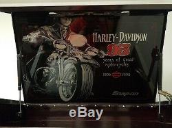 1998 SNAP-ON HARLEY DAVIDSON 95TH ANNIVERSARY ROLLING TOOL BOX rare used