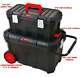 2 In 1 Large Rolling Heavy Duty Mobile Tool Storage Box Chest On Wheels Quality