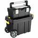 2-in-1 Portable Rolling Toolbox Storage Solution Multi-purpose
