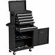 2 In 1 Tool Box Withsliding Drawers Tool Chest & Cabinet Rolling Garage Organizer