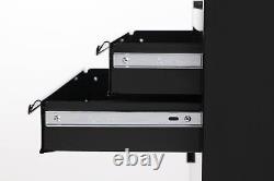 20-In 5-Drawer Rolling Tool Chest Cabinet Combo Riser Work Sturdy Black New 2022