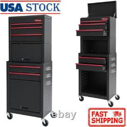 20-In 5-Drawer Rolling Tool Chest Garage Storage Cabinet Combo Tool Box withWheels