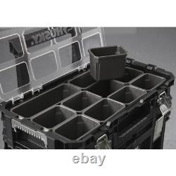 22 In. Connect Rolling System Plastic Tool Box