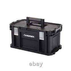 22 In. Connect Rolling System Tool Box Husky Storage Piece In Workshop Tote