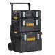 22 Inch Portable Tool Box Cart Rolling Professional Storage Organizer 3 Pcs