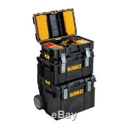 22 Inch Portable Tool Box Cart Rolling Professional Storage Organizer 3 pcs