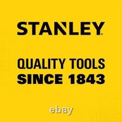 23 In. 50 Gallon Mobile Tool Box Portable Stanley Rolling Chest Black Lid NEW
