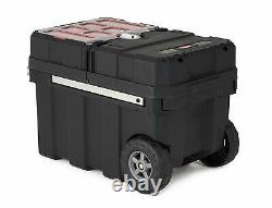 241008 Masterloader Plastic Portable Rolling Organizer Tool Box Storage Solution