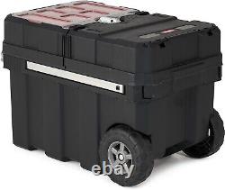 241008Masterloader Resin Rolling Tool Box with Locking System and Removable Bins