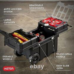 241008Masterloader Resin Rolling Tool Box with Locking System and Removable Bins