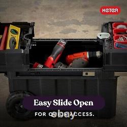 241008Masterloader Resin Rolling Tool Box with Locking System and Removable Bins