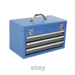 3-Drawer Rolling Tool Cart 30-1/2Tool Chest Tool Box Case Detachable With wheels