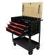 3 Drawers Rolling Tool Box Cart Tool Chest Tool Storage Cabinet With 4 Wheels Us