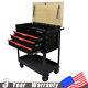 3 Drawers Rolling Tool Box Cart Tool Storage Cabinet Steel Tool Chest With Wheels