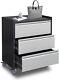 3 Drawers Tool Chest Rolling Metal Storage Cabinet Storage Tool Box With Wheels