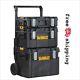 3-pc Dewalt Toughsystem Mobile Tool Box Large Portable Rolling Chest With Wheels