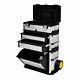 3-part Rolling Tool Box Chest With 2 Wheels Storage Cabinet Storage Boxes Garage