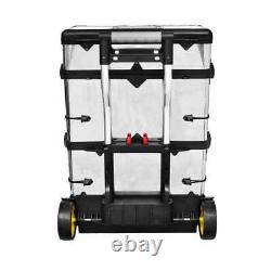 3-Part Rolling Tool Box with 2 Wheels Useful