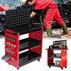 3-tier Mechanic Rolling Tool Wash Detail Cart Storage Organizer Trolley Tray Box