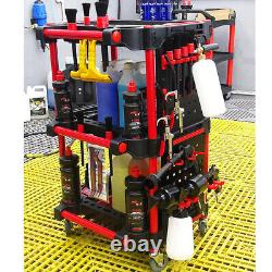 3 Tier Metal Rolling Tool Cart Electric Drill Storage Mechanic Cabinet Organizer