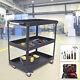 3 Tier Rolling Tool Cart Tool Organizer Cabinet Storage Toolbox With Wheels