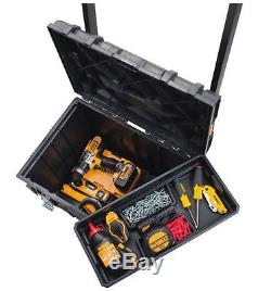 3-pc Modular Gear Cart Rolling Tool Box Portable Jobsite Storage Hardware Chest