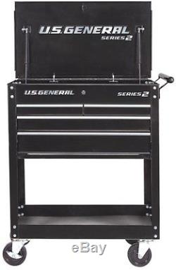 30 4-Drawer Steel Rolling Mechanics Storage Tool Box Chest Service/Utility Cart