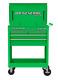 30 In. 4 Drawer Green Tech Cart Tool Storage Rolling Workstation Auto Shop Box