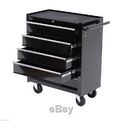 31 Steel Rolling Tool Cart Wheeled Storage Cabinet Chest Tool Box With 5 Drawer