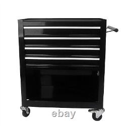 4-Drawer Rolling Tool Box Metal Storage Cabinet Tool Chest with Wheels