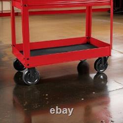 4 Drawer Rolling Tool Cart 30 in Tech Cart Tool Storage Organizer Chest Cabinet