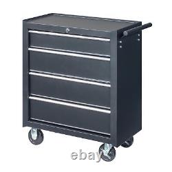 4-Drawer Rolling Tool Chest with Lock & Key, Tool Storage Cabinet with Wheels US