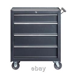 4-Drawer Rolling Tool Chest with Lock & Key, Tool Storage Cabinet with Wheels US