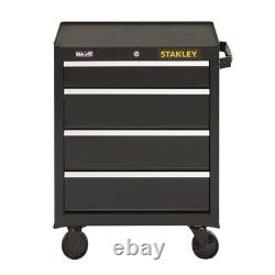 4-Drawer Steel Rolling Tool Chest Cabinet Storage Mobile Workbench Organizer Box