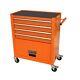 4 Drawers Rolling Tool Box Cart Tool Chest Tool Storage Cabinet, Orange New