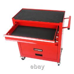 4 Drawers Rolling Tool Box Cart Tool Storage Cabinet Steel Tool Chest with Wheels