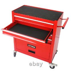 4 Drawers Rolling Tool Box Cart Tool Storage Cabinet Steel Tool Chest with Wheels