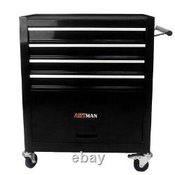 4 Drawers Rolling Tool Cart Chest Tool Garage Storage Cabinet Tool Box with Wheels