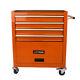 4-drawers Rolling Tool Cart Tool Chest Storage Cabinet Tool Box With Wheels&handle