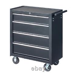 4 Drawers Rolling Tool Cart Tool Storage Cabinet Tool Organizer Box for Garage