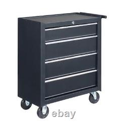 4 Drawers Rolling Tool Cart Tool Storage Cabinet Tool Organizer Box for Garage
