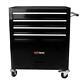 4 Drawers Rolling Tool Cart Tool Storage Tool Box Tool Chest With Wheel Black