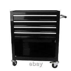 4 Drawers Rolling Tool Chest Tool Storage Cabinet Tool Box Cart with Wheels