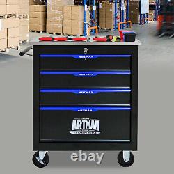 4 Drawers Tool Cart on Wheel Rolling Tool Chest Tool Storage for Garage Workshop