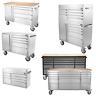 41/48/72 Stainless Steel Rolling Tool Chest Tool Box Work Station Bench N7s9